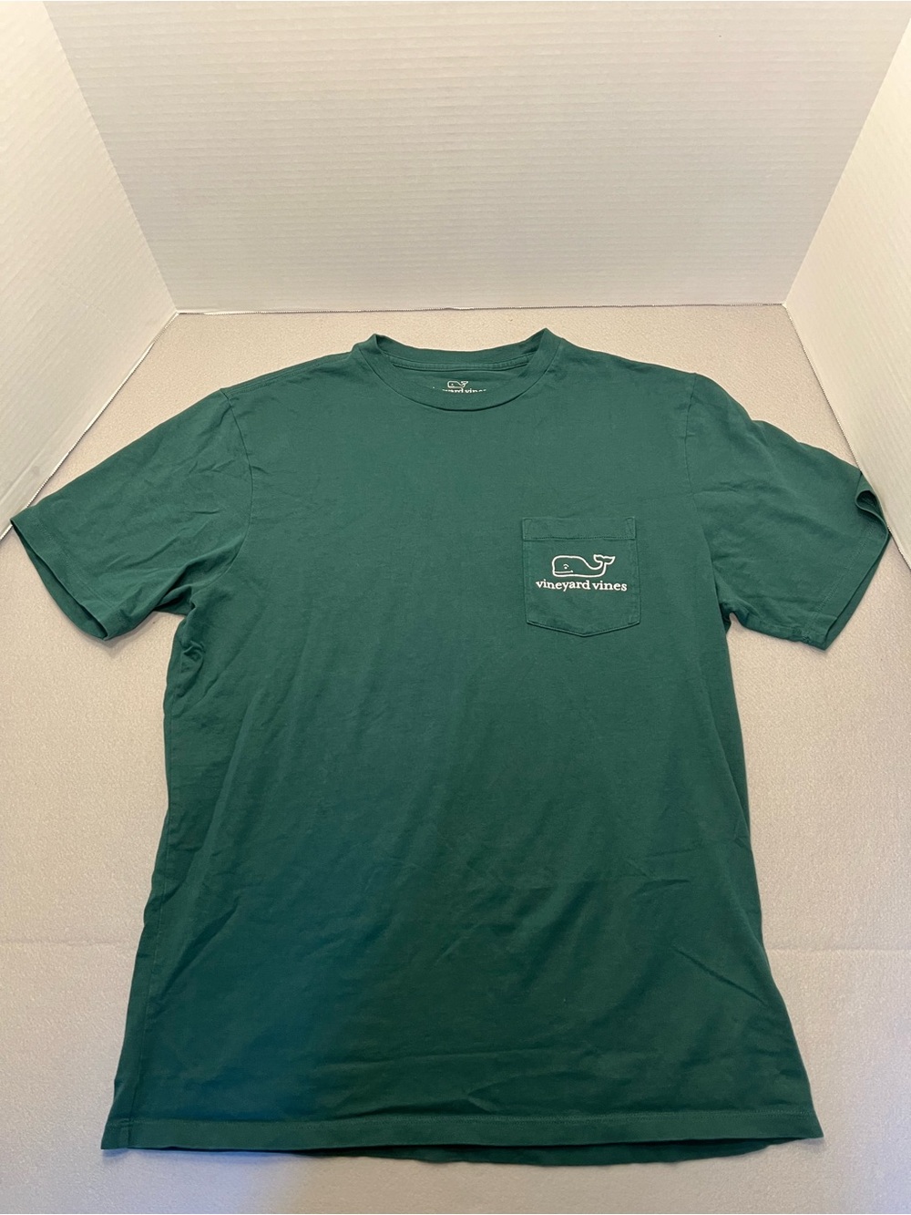 Vineyard Vines Men Top Short Sleeves Green Size Medium